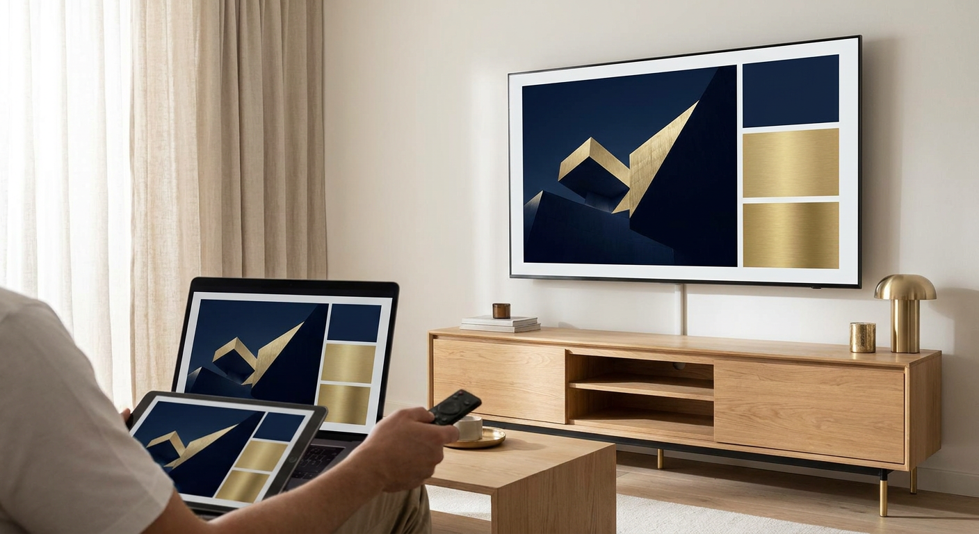 Comparaison entre options TV sur tablette et écran