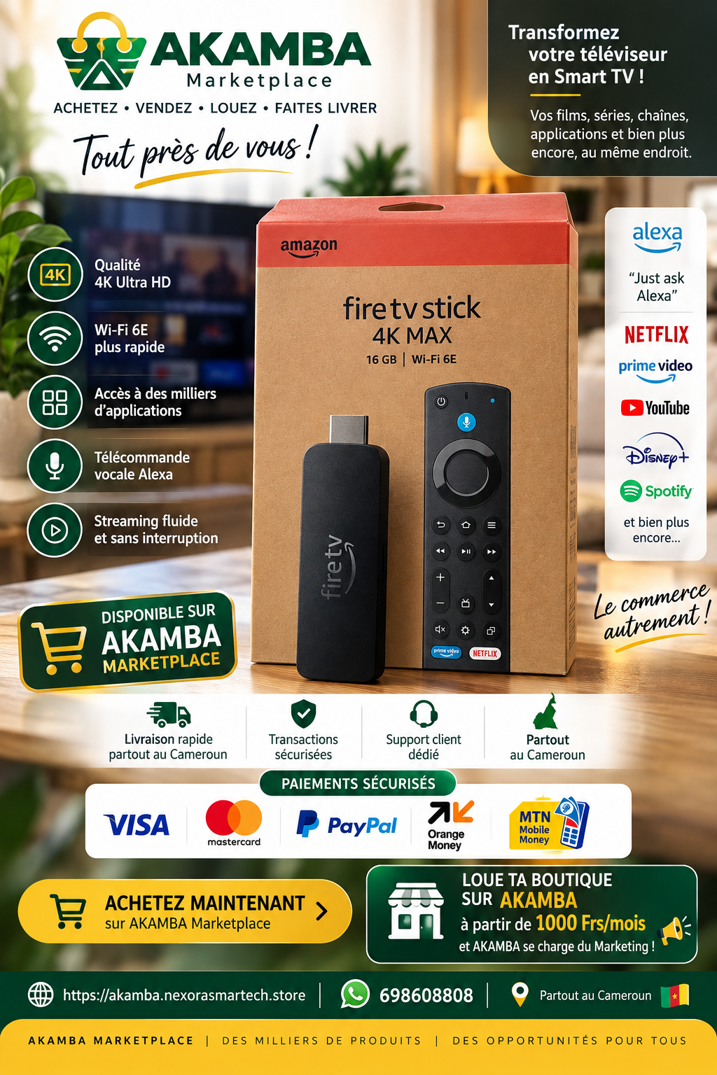 Fire TV Stick 4K Max ou Android TV Box : quel appareil choisir pour une expérience IPTV premium en 2026 ?