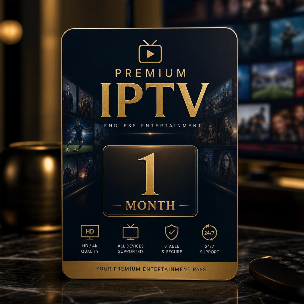 Abonnement IPTV Premium - 1 Mois
